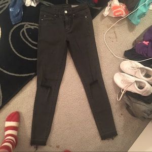 Black High Waisted Skinny Jeans